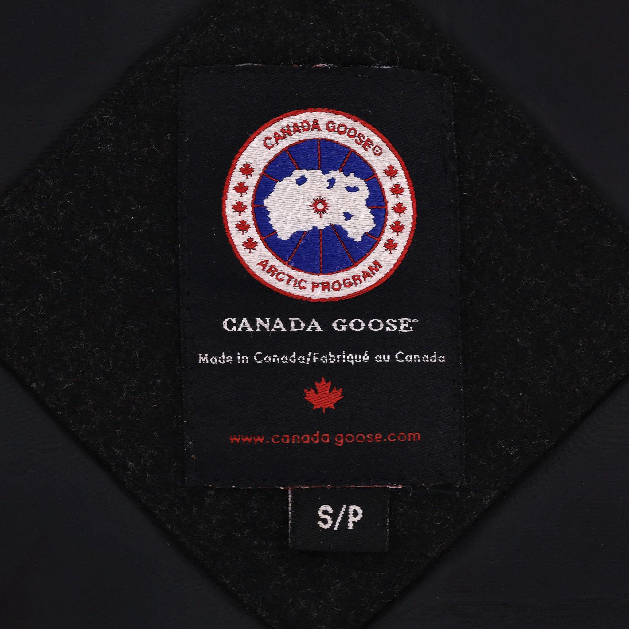 Canada Goose & Loro Piana Wool & Down Bomber Jacket With Coyote Fur Trim For Sale 1