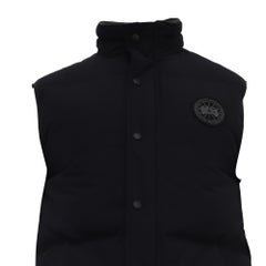 Chaleco de cuello alto de Canada Goose en poliéster negro