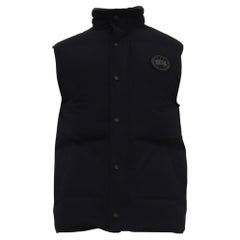 Chaleco de cuello alto de Canada Goose en poliéster negro
