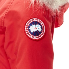 CANADA GOOSE Trillium Parka Fusion Fit Red duck down puffer jacket XS