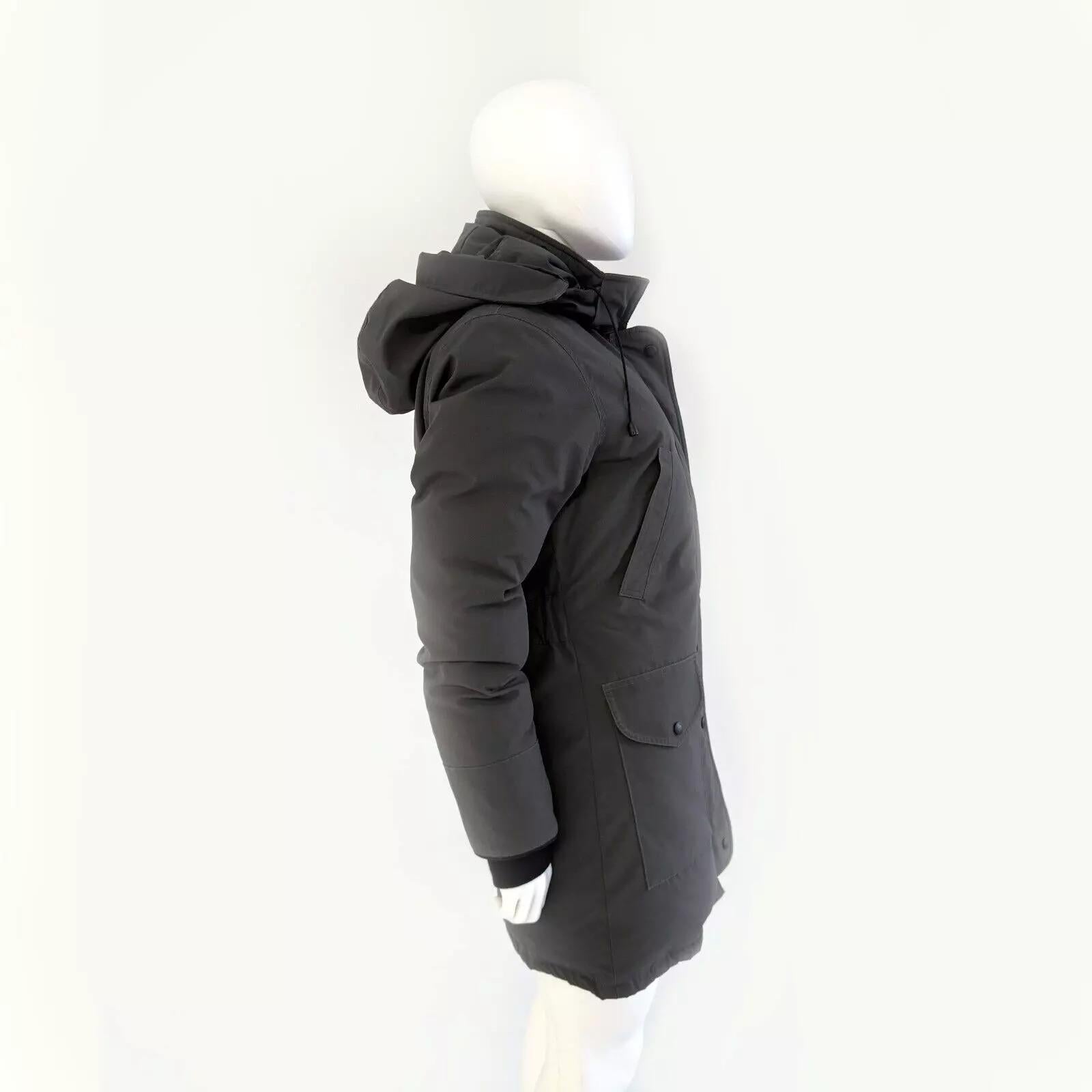 Canada Goose Mujer Chaqueta de invierno Trillium Parka grafito Talla S Seminuevo Negro en venta