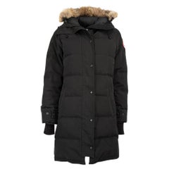 Kanada Gänseblümchen Damenmantel aus schwarzem Shelburne Parka