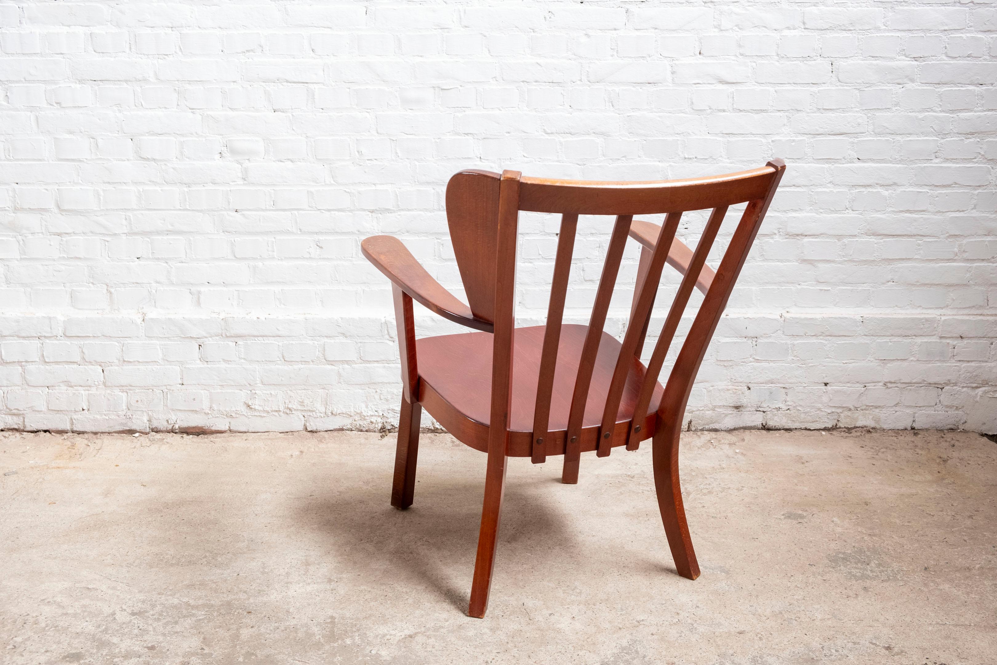 Canada Lounge Chair by Christian E. Hansen, by Fritz Hansen, 1944 Denmark For Sale 9