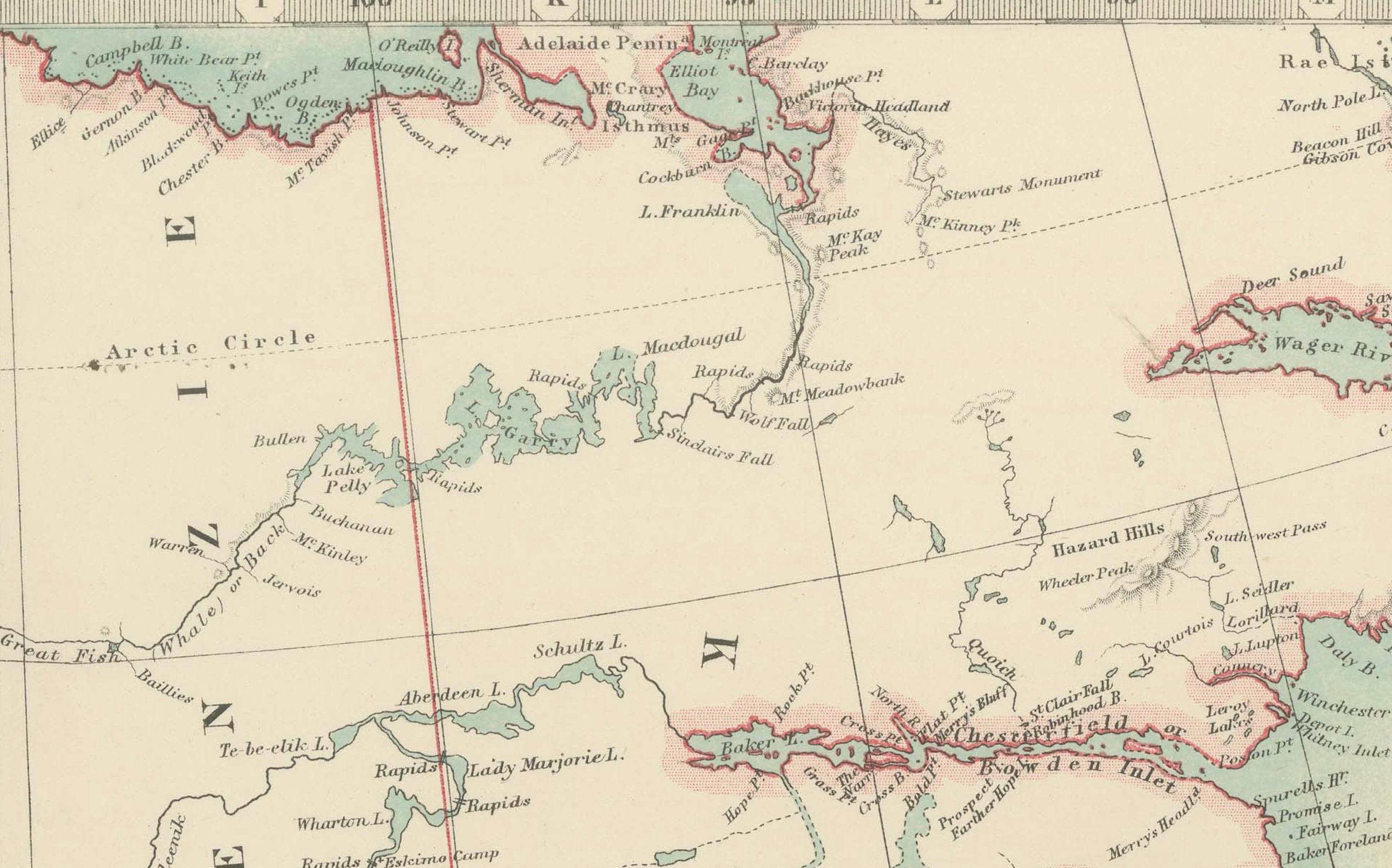 Titre : Carte du Canada 1903 - Dominion du Canada, feuille du centre-ouest

Description :
Cette fascinante carte des régions du centre-ouest du Dominion du Canada, réalisée en 1903 par AT&T. Johnston offre un aperçu vivant du paysage géographique et