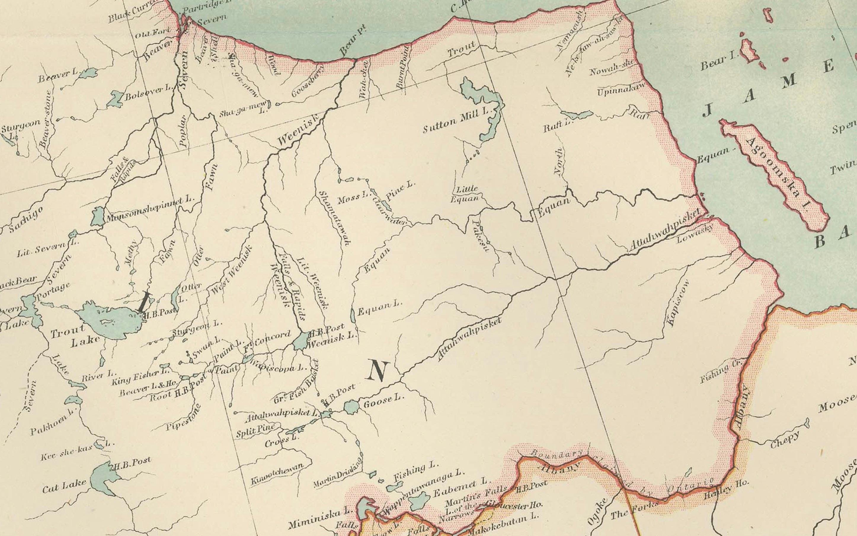 Carte du Canada 1903 - Dominion du Canada, feuille du centre-ouest Bon état - En vente à Langweer, NL