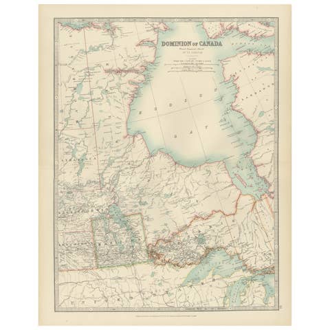 Canada Map 1903 - Dominion of Canada, West Central Sheet