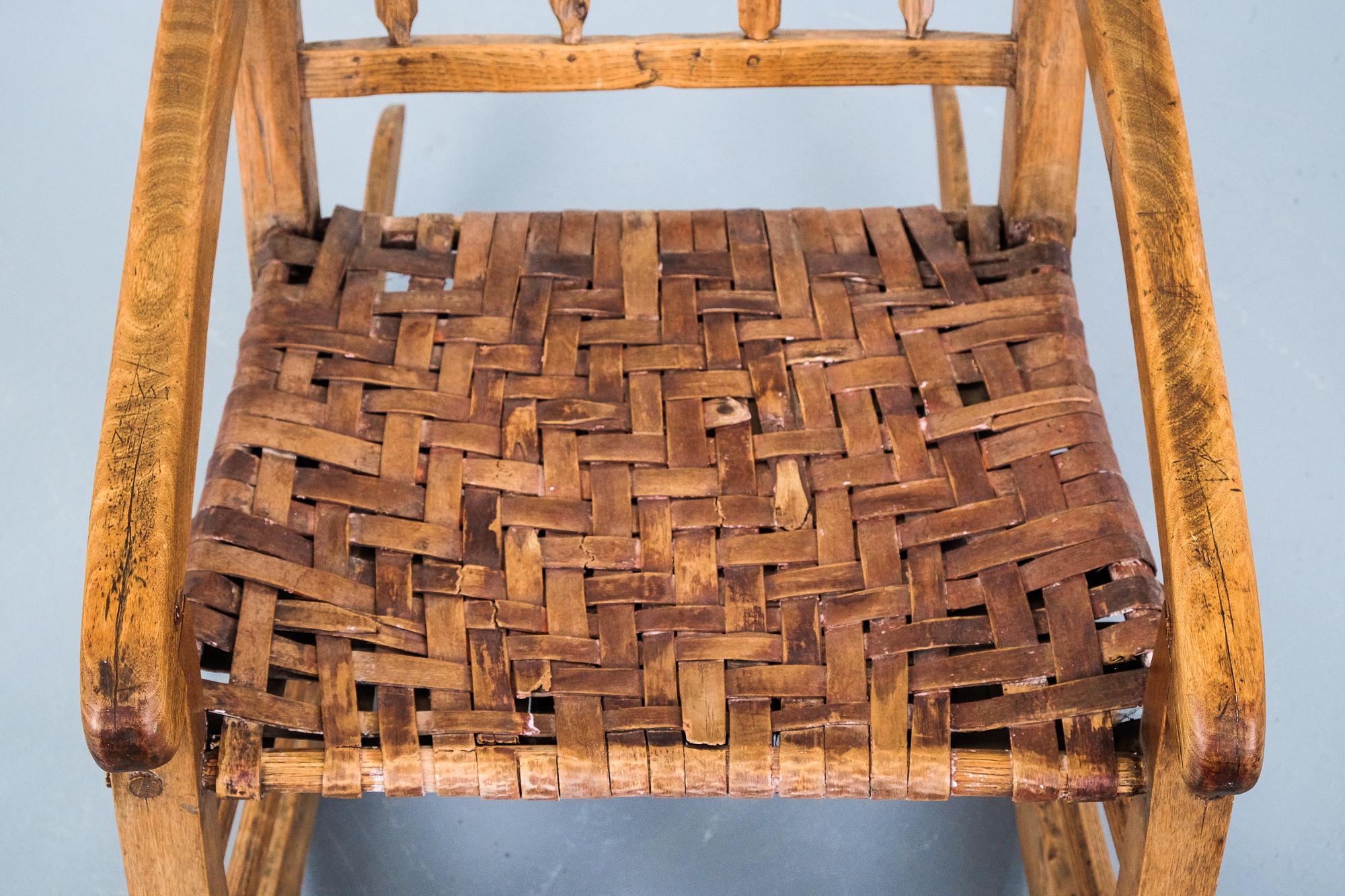 Canadian 19th Century Primitive Rocking Chair at 1stDibs | canadian ...