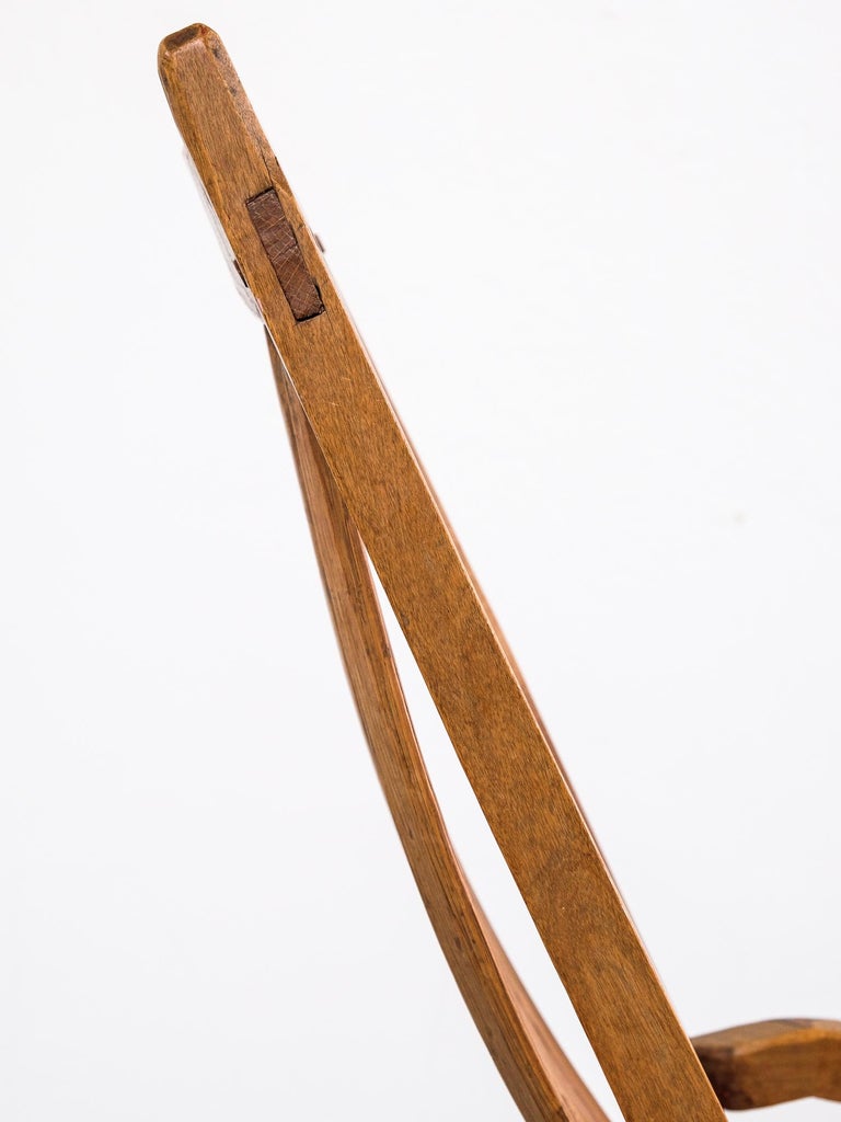 Canadian 19th Century Primitive Rocking Chair at 1stDibs