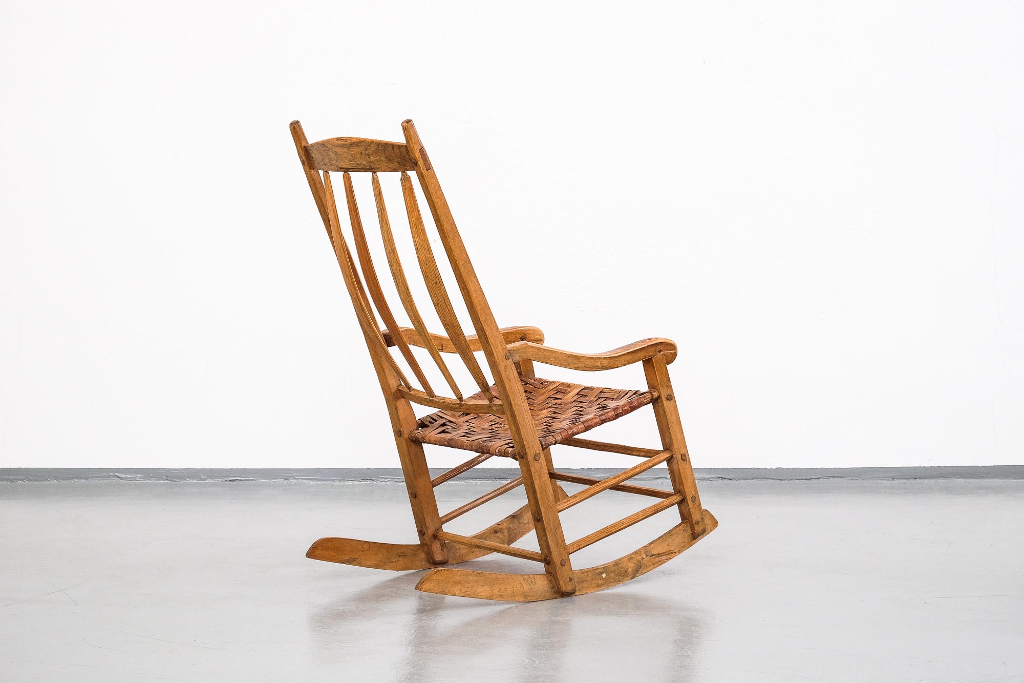 Canadian 19th Century Primitive Rocking Chair at 1stDibs | canadian ...