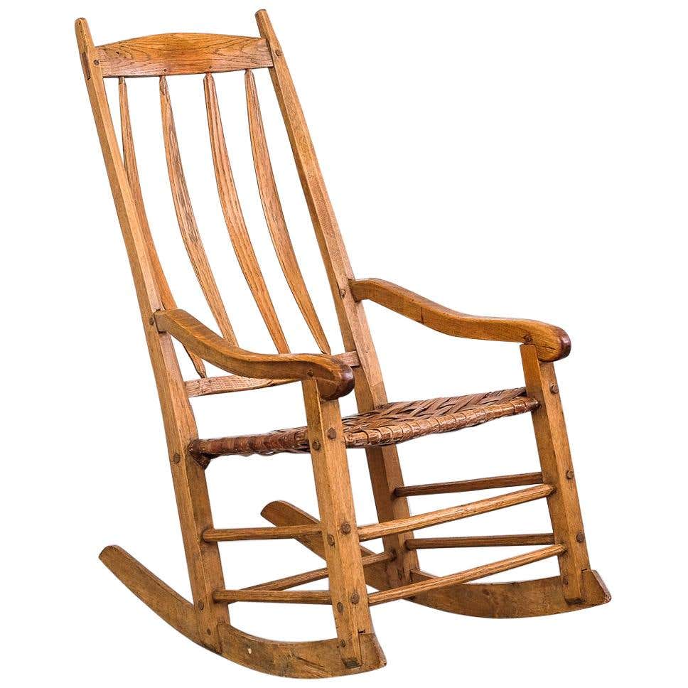 Canadian 19th Century Primitive Rocking Chair at 1stDibs | canadian ...