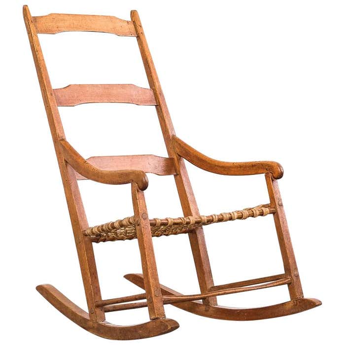 Canadian 19th Century Primitive Rocking Chair at 1stDibs | primitive ...