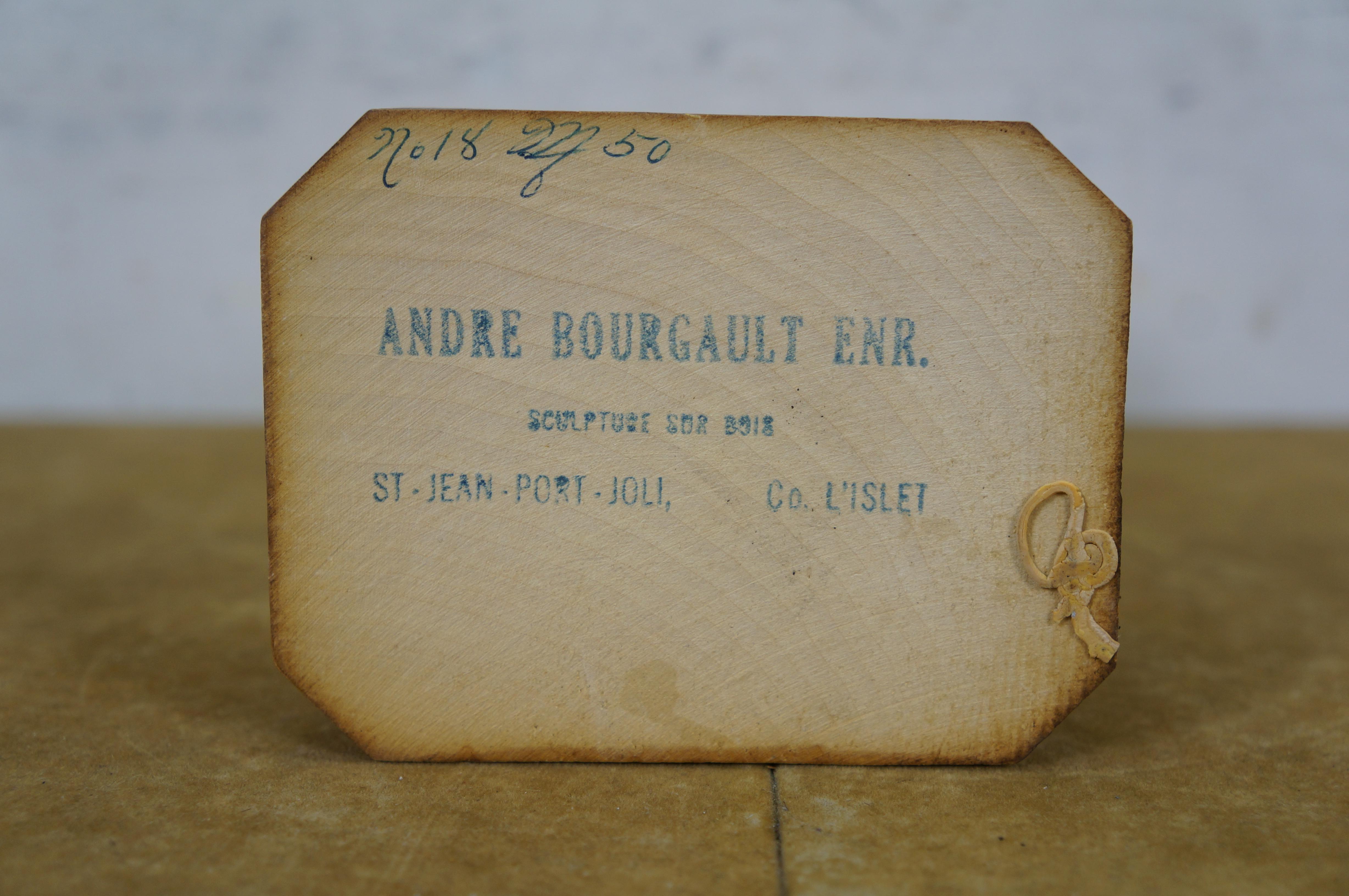 Andre Bourgault Simon Dube Forgeron Enclume Wood Wood Sculpture 10