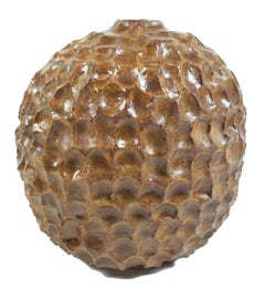 Canadian Contemporary Studio Pottery Vase - Hand Formed - Signed & Dated - 1999