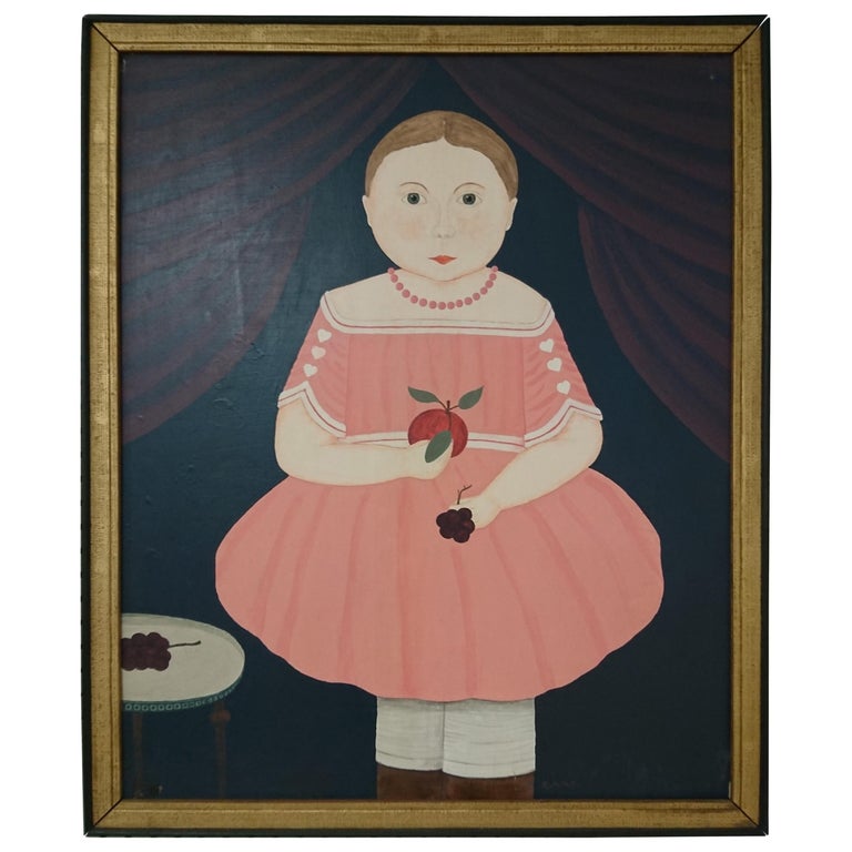 Canadian Folk Art Painting at 1stDibs