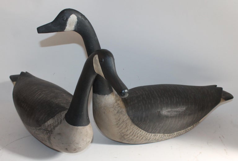 Canadian Goose Decoy, 1930s Hand Carved at 1stDibs