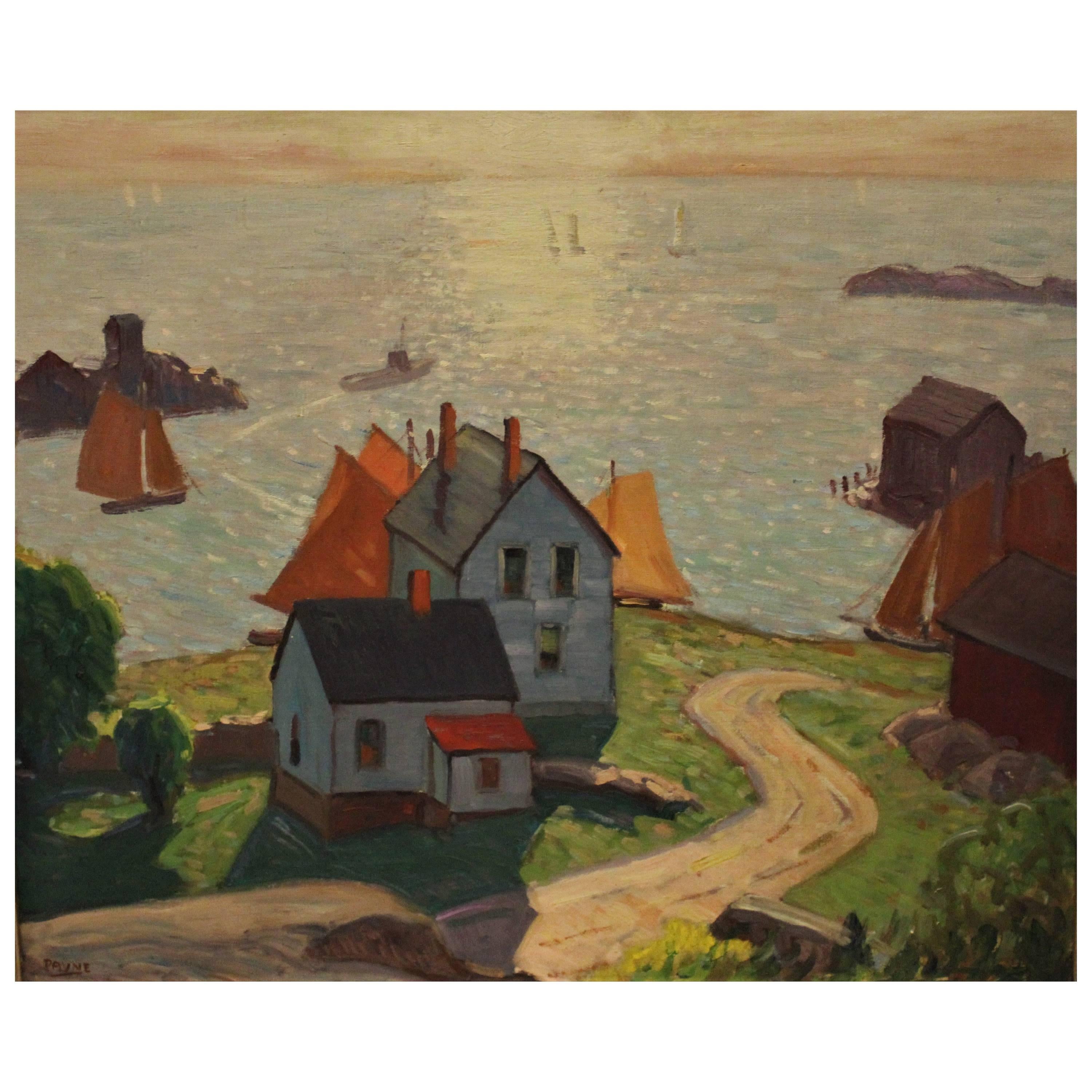 Canadian Gordon Eastcott Payne Oil on Canvas Painting