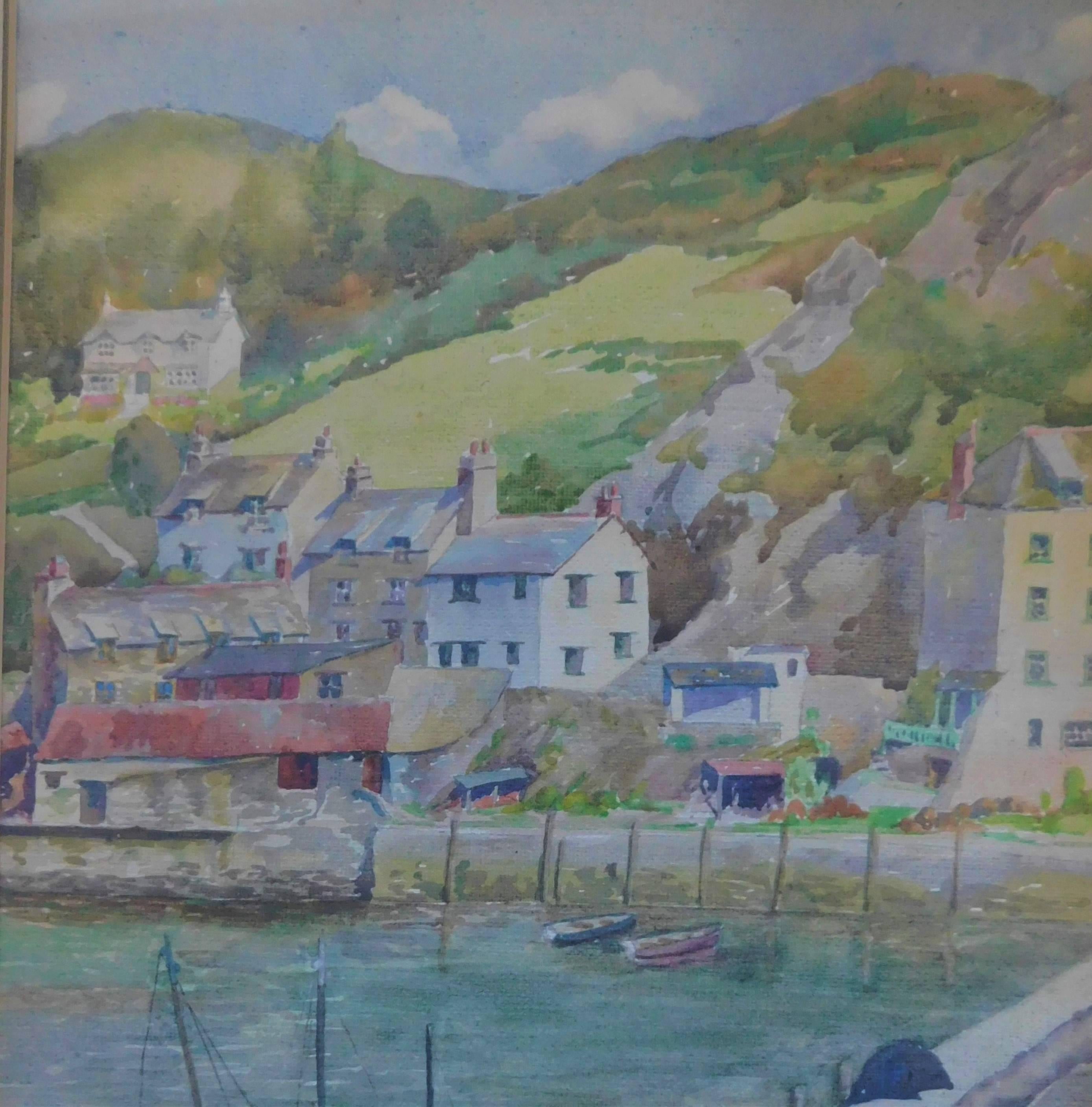 20th Century Canadian Gordon Eastcott Payne Watercolor Painting