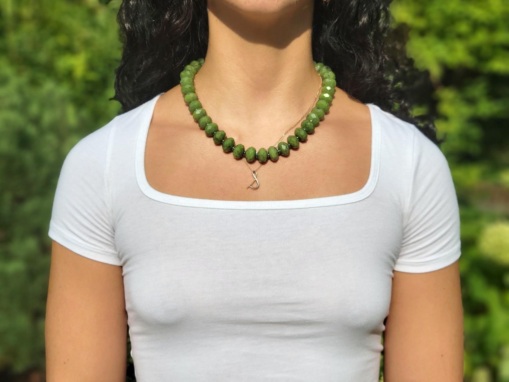 collana giada verde prezzo