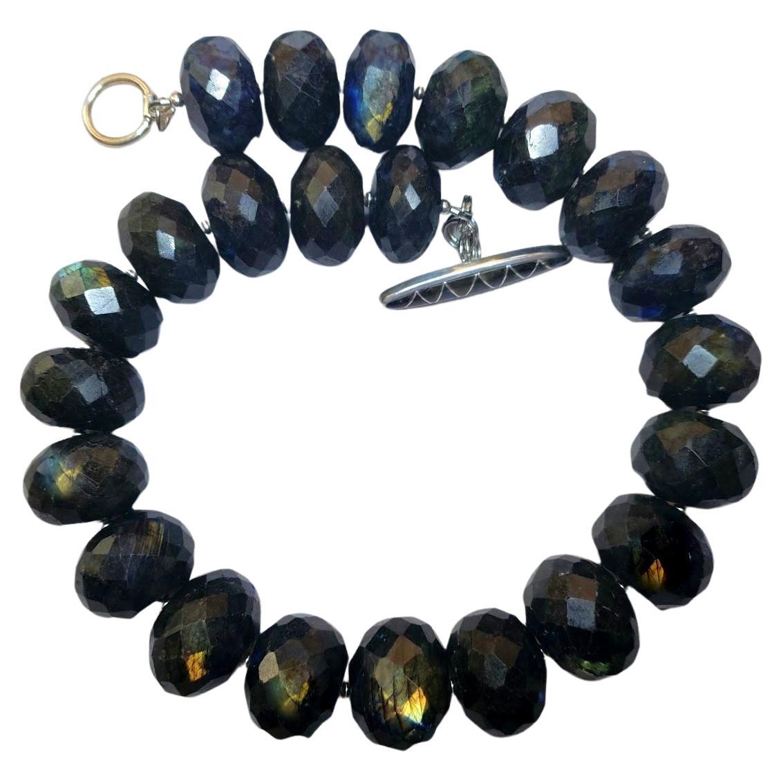 Handmade 10-20mm Chrysocolla Beaded Graduated Necklace Jewelry 19" Free Shipping 