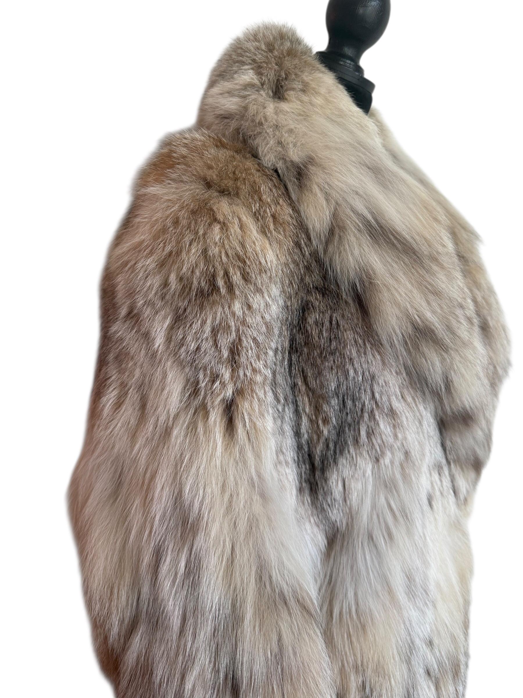 Donna Cappotto leggero in pelliccia di lince canadese taglia 12/M in vendita