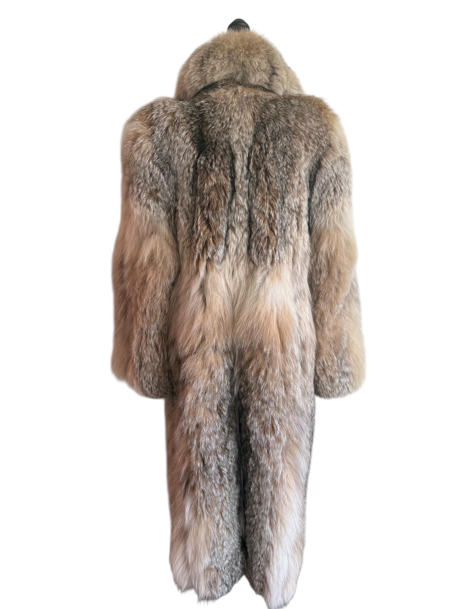 Cappotto leggero in pelliccia di lince canadese taglia 12/M in vendita 3