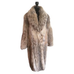 Manteau canadien léger en fourrure de lynx taille 12/M