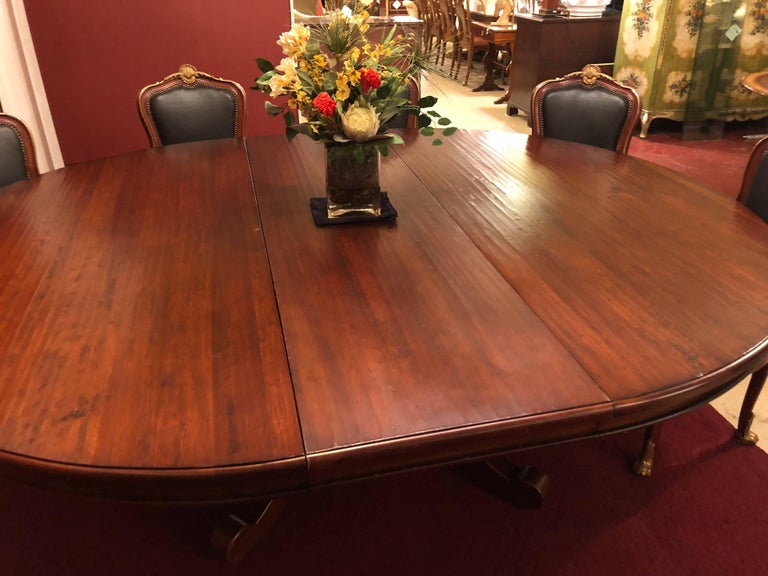 Canadian Made Single Pedestal Dining or Centre Table at 1stDibs