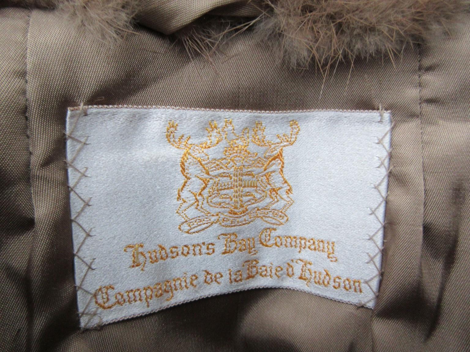 Canadian Mink Fur Coat Hudson Bay In Good Condition In Amsterdam, NL