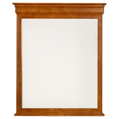 Canadian Neoclassical Style Rectangular Maple Framed Mirror