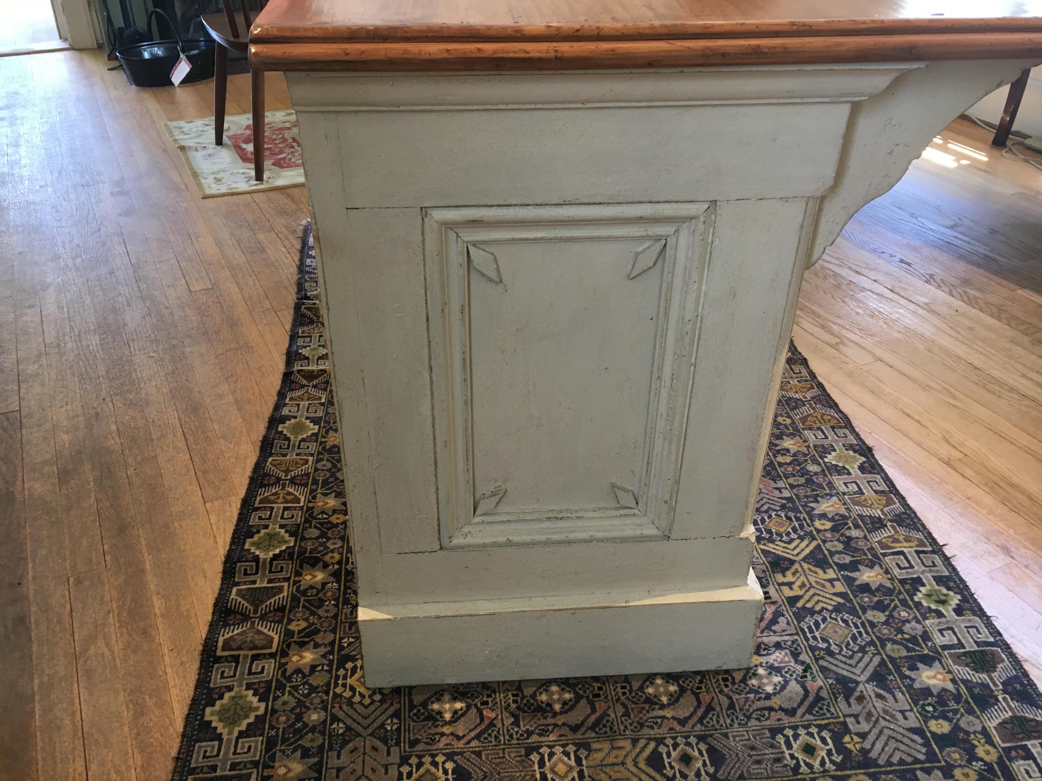 Canadian Painted Store Counter In Good Condition In Sheffield, MA