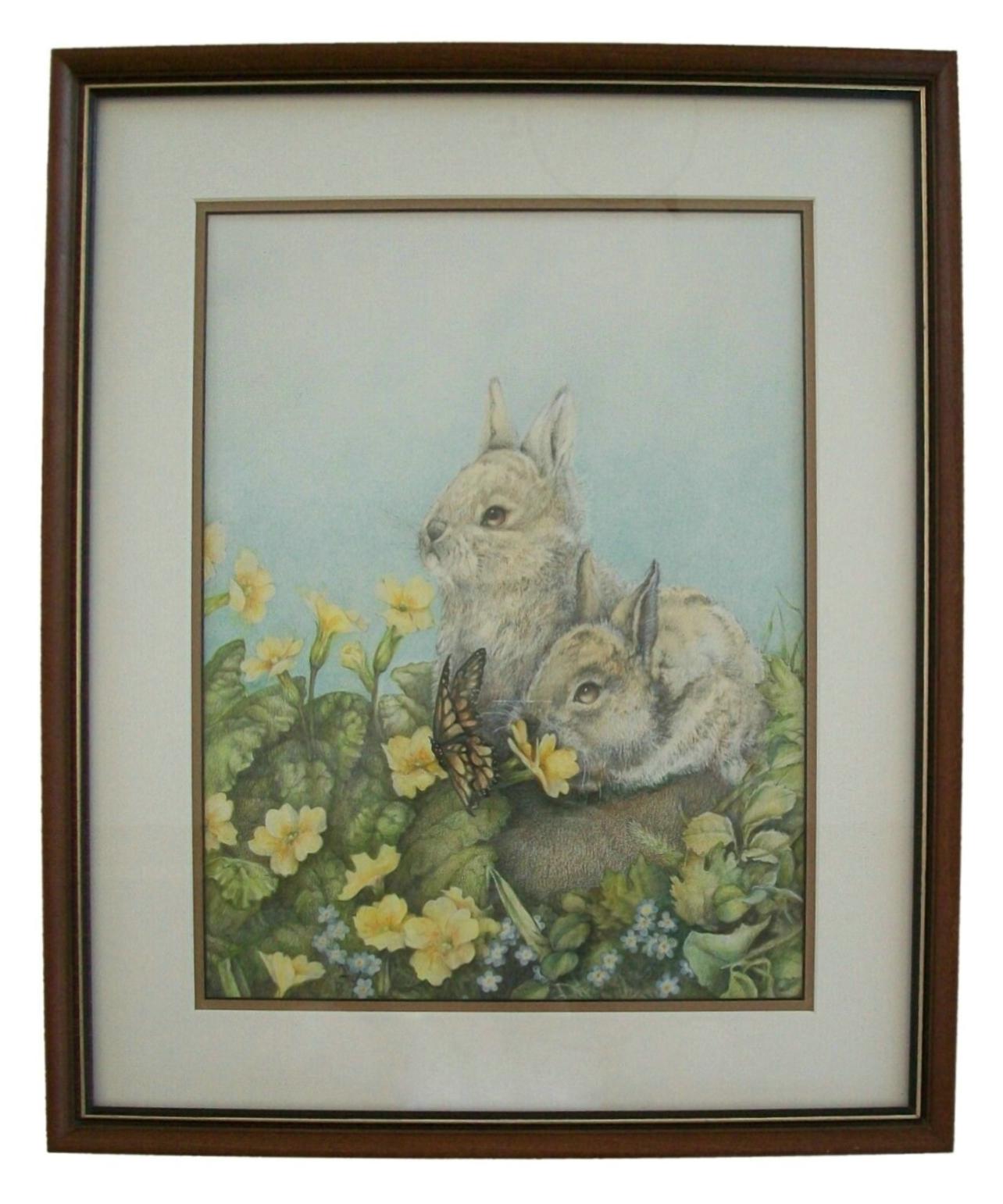 Canadian School Color Pencil, Graphite & Watercolor Drawing, Unsigned, 20th C. In Good Condition For Sale In Chatham, ON