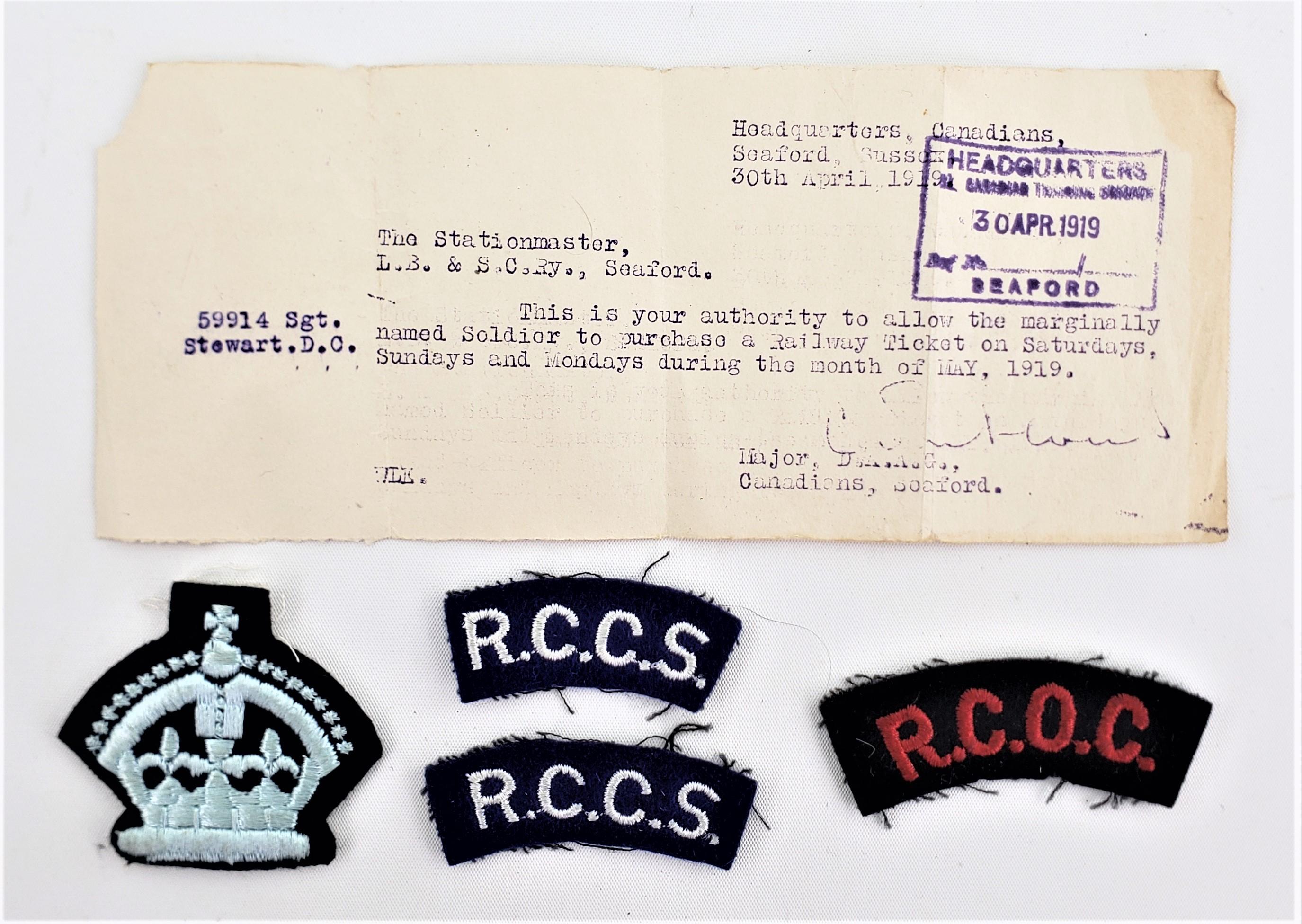 Einzigartige kanadische WW1 21st Regiment Soldatenknöpfe, Abzeichen und Medaillen Grouping im Angebot 10