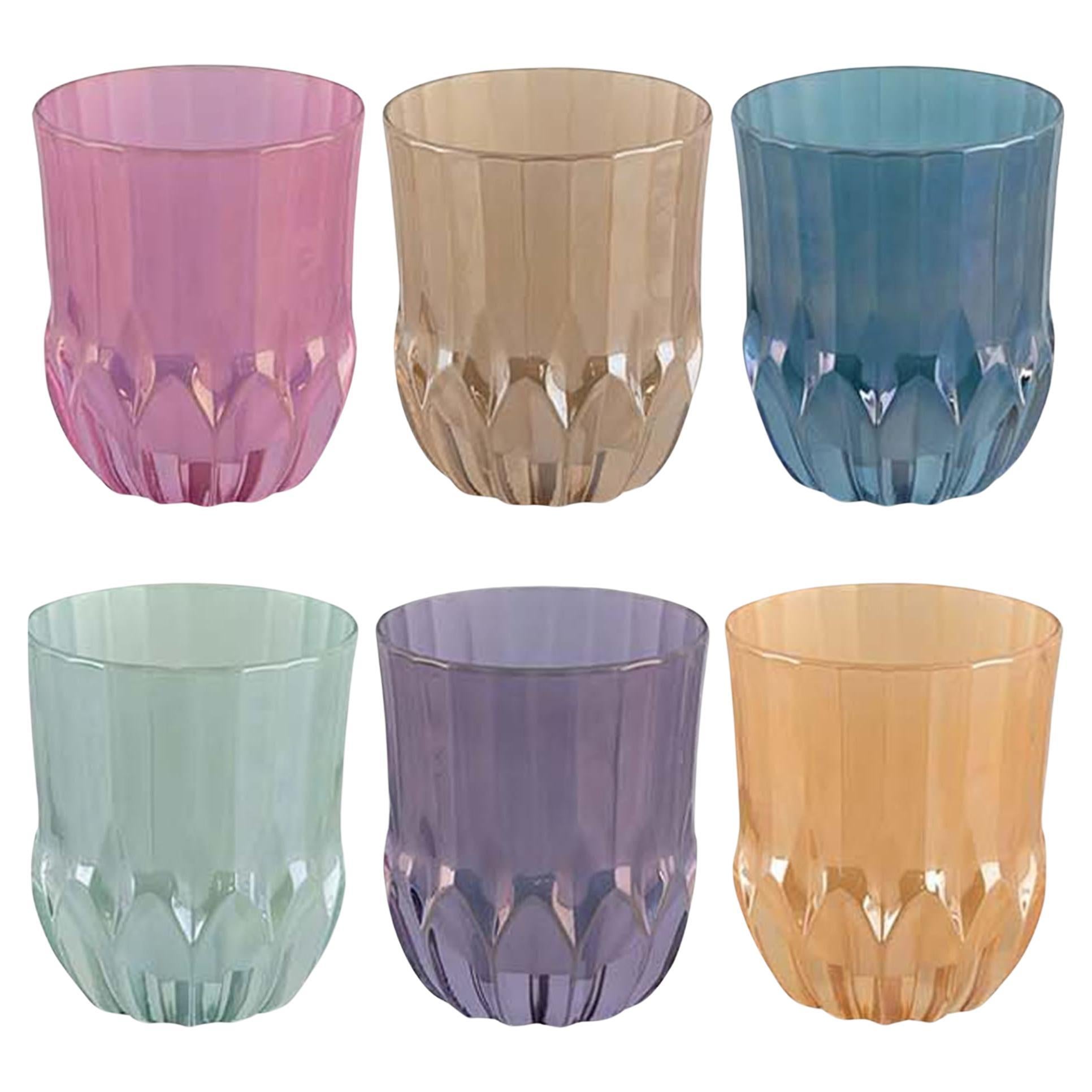 Canal Set of 6 Low Water Glasses For Sale