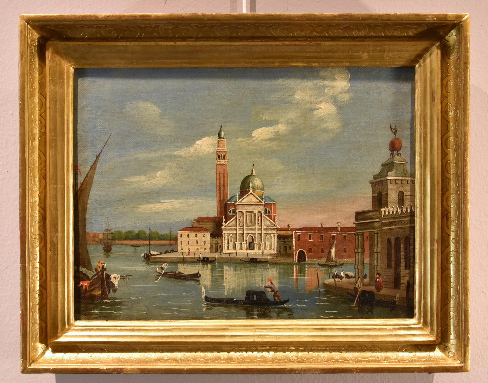 San Giorgio Marina Canaletto dipinto del XIX secolo Olio su tela Antico maestro - Painting Antichi maestri di Canaletto (Venice, 1697 – 1768)