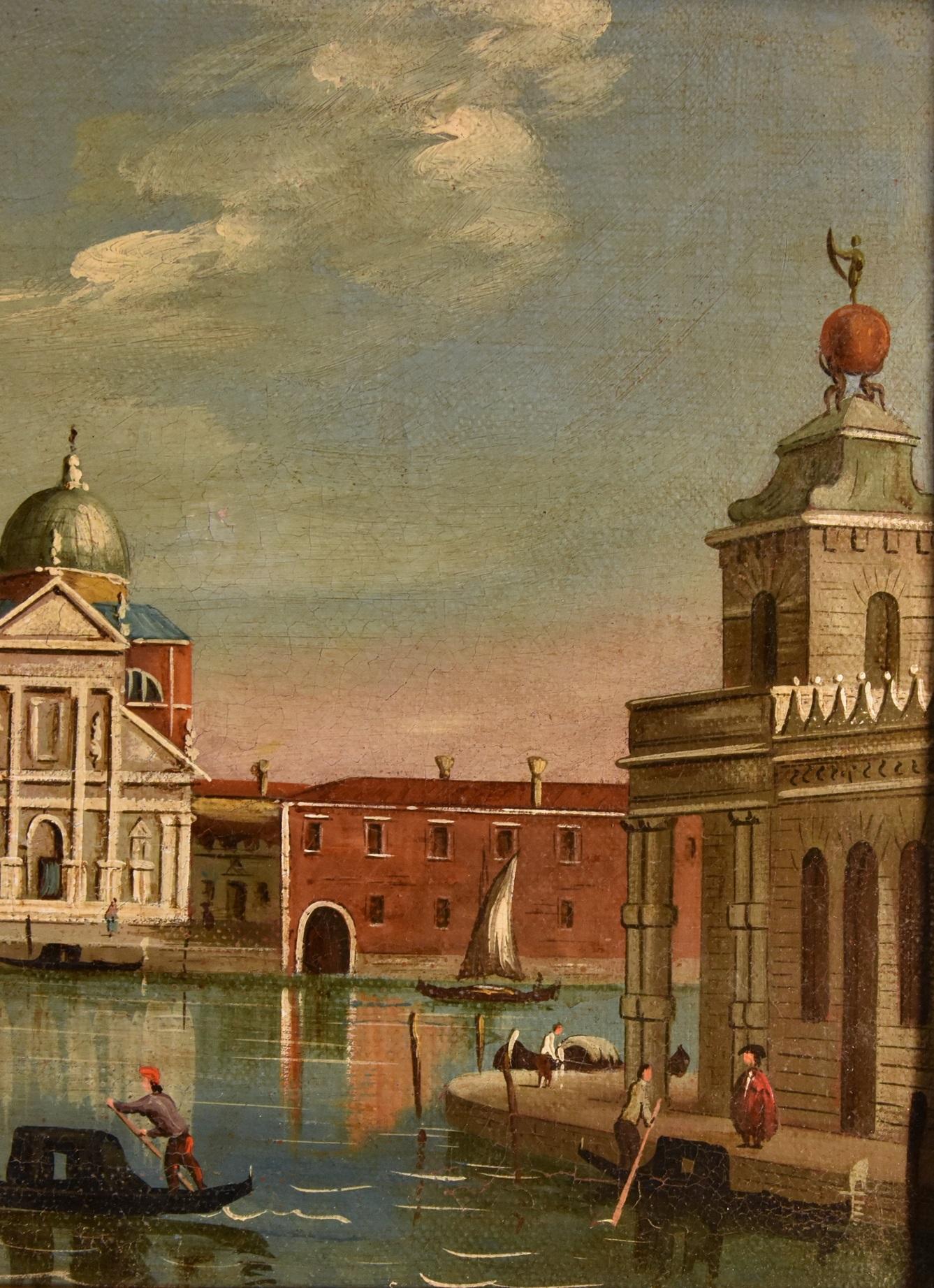San Giorgio Marina Canaletto dipinto del XIX secolo Olio su tela Antico maestro in vendita 3