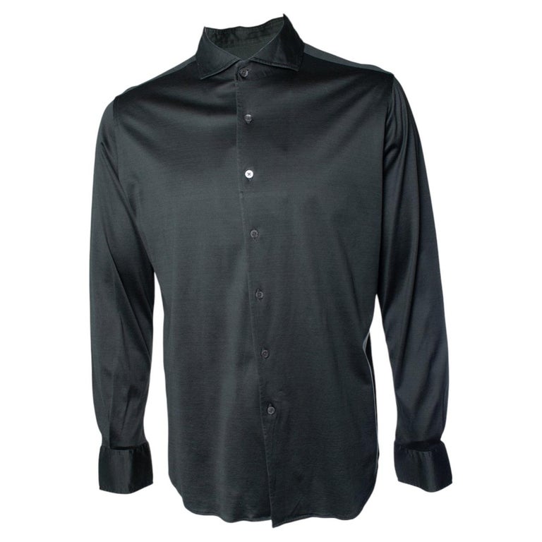 canali dress shirt sale Canali Men's Solid Regular Fit Dress Shirt - White