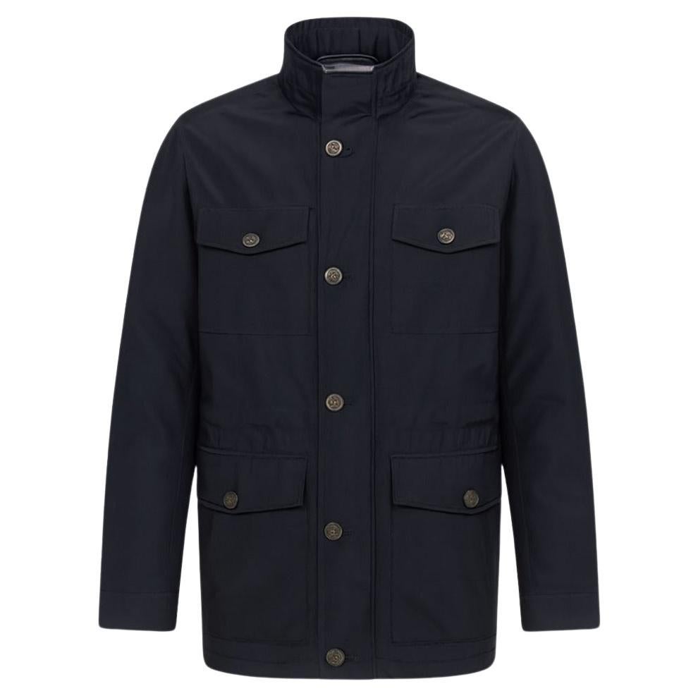 Canali Uomo Field Jacket Rain and Wind Tech Taglia IT52-L in vendita