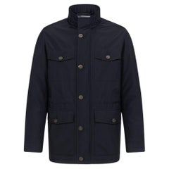 Canali Men Field Jacket Rain and Wind Tech Size IT52-L