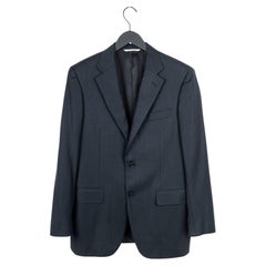 Canali Men Jacket blazer two button double vented Size IT50R, M/L