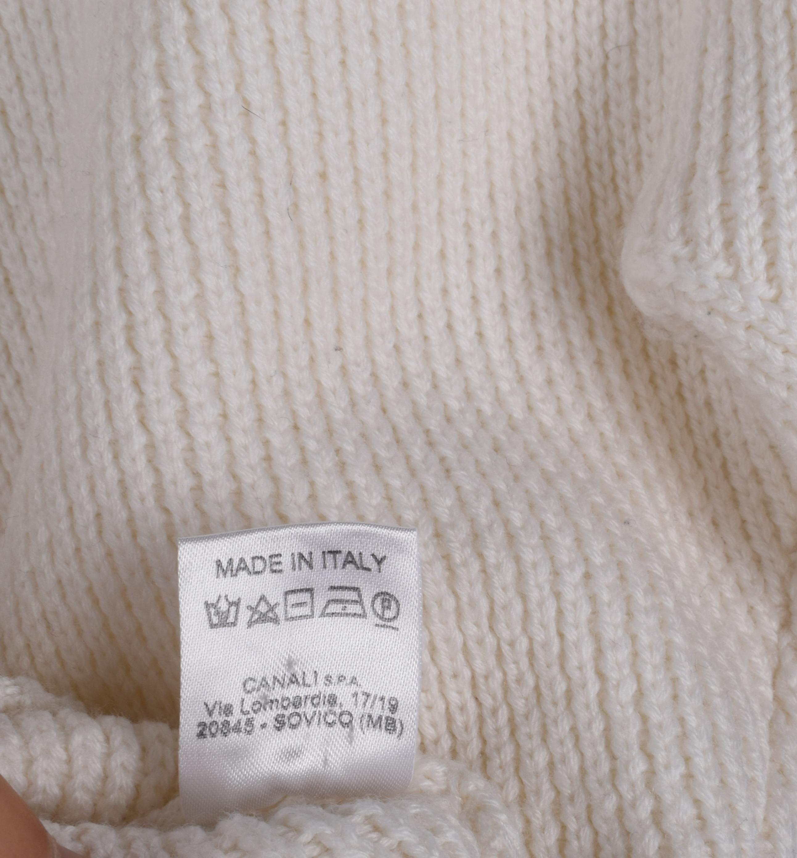 Canali Men Sweater Crew Neck Size IT50-M/L, S1752 Pour hommes en vente