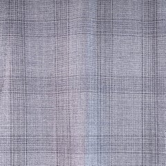 CANALI Size 34 Blue Plaid Wool Flat Front Tapered Dress Pants