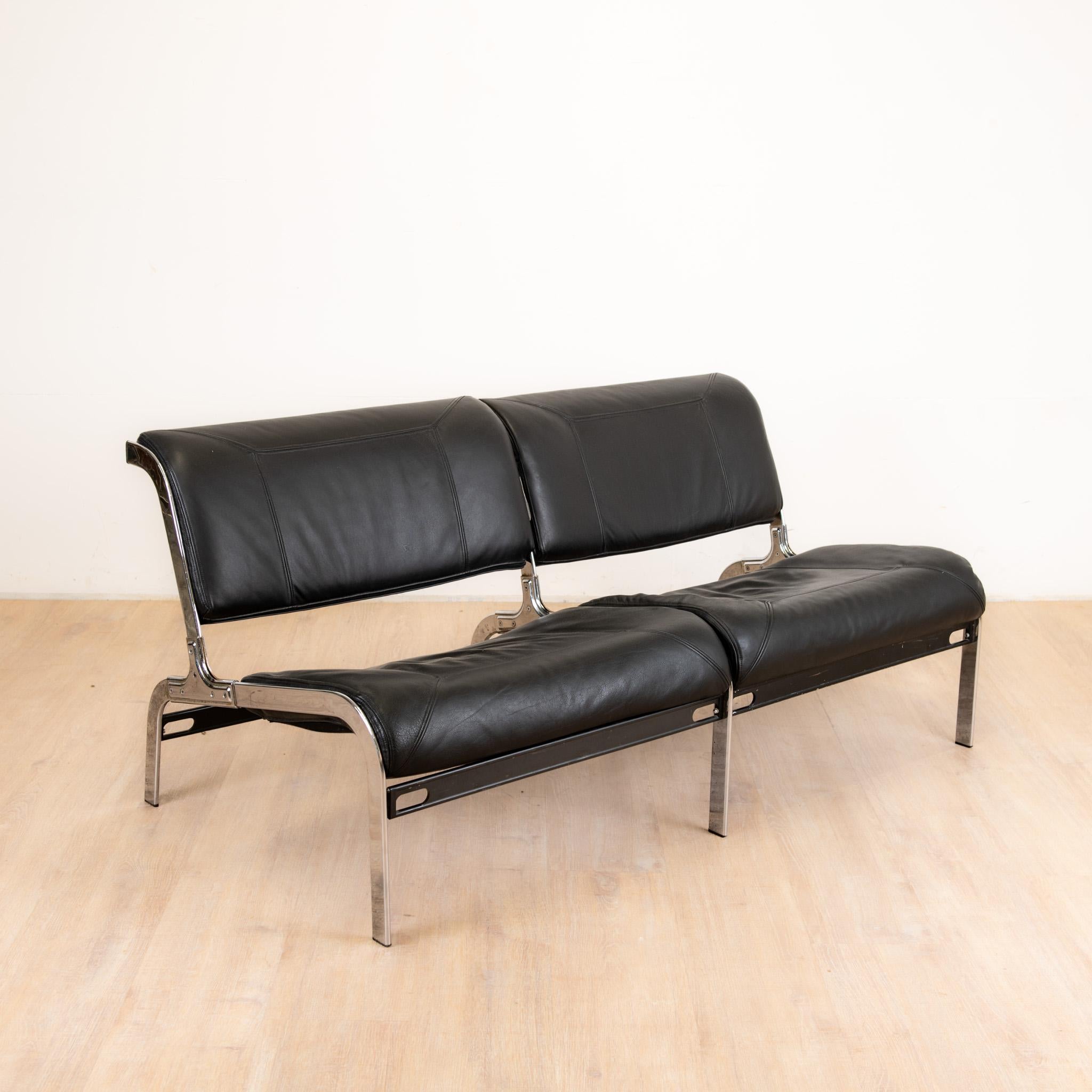 Canapé 2 Places Whist Vintage par Olivier Mourgue pour Airborne, 1964 (Moderne der Mitte des Jahrhunderts) im Angebot