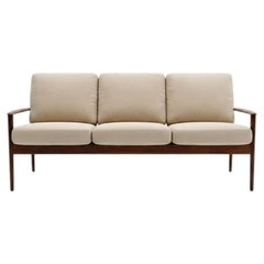 Canapé 3 places scandinave Grete Jalk pour Poul Jeppesen - 1960