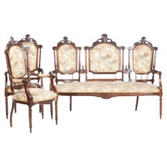 Canapé and Pair of Armchairs Portuguese from the 19th Century