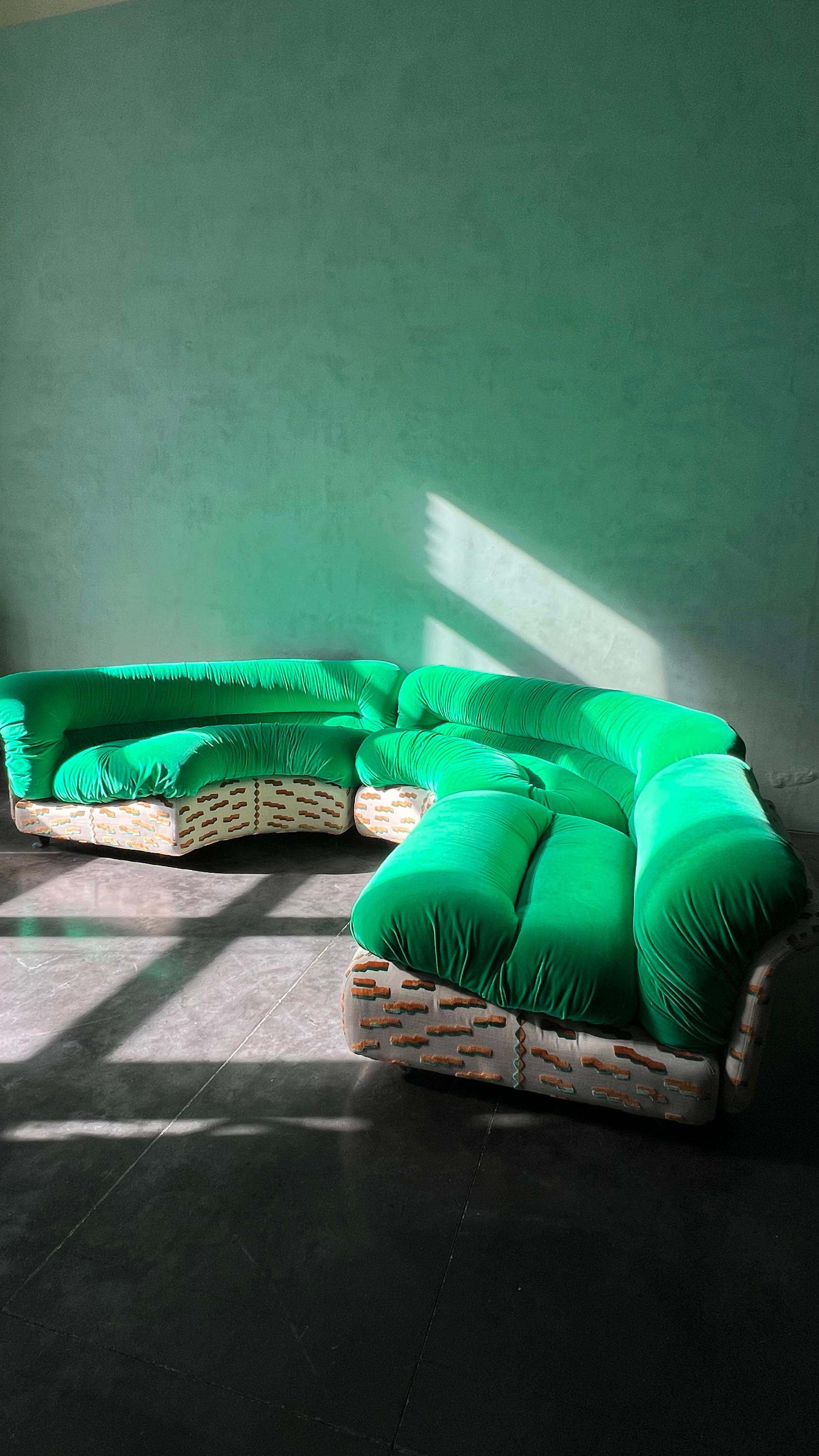 Canapè Grandangolo par Titiana Ammannati et Giampiero Vitelli pour Ros in vendita 3