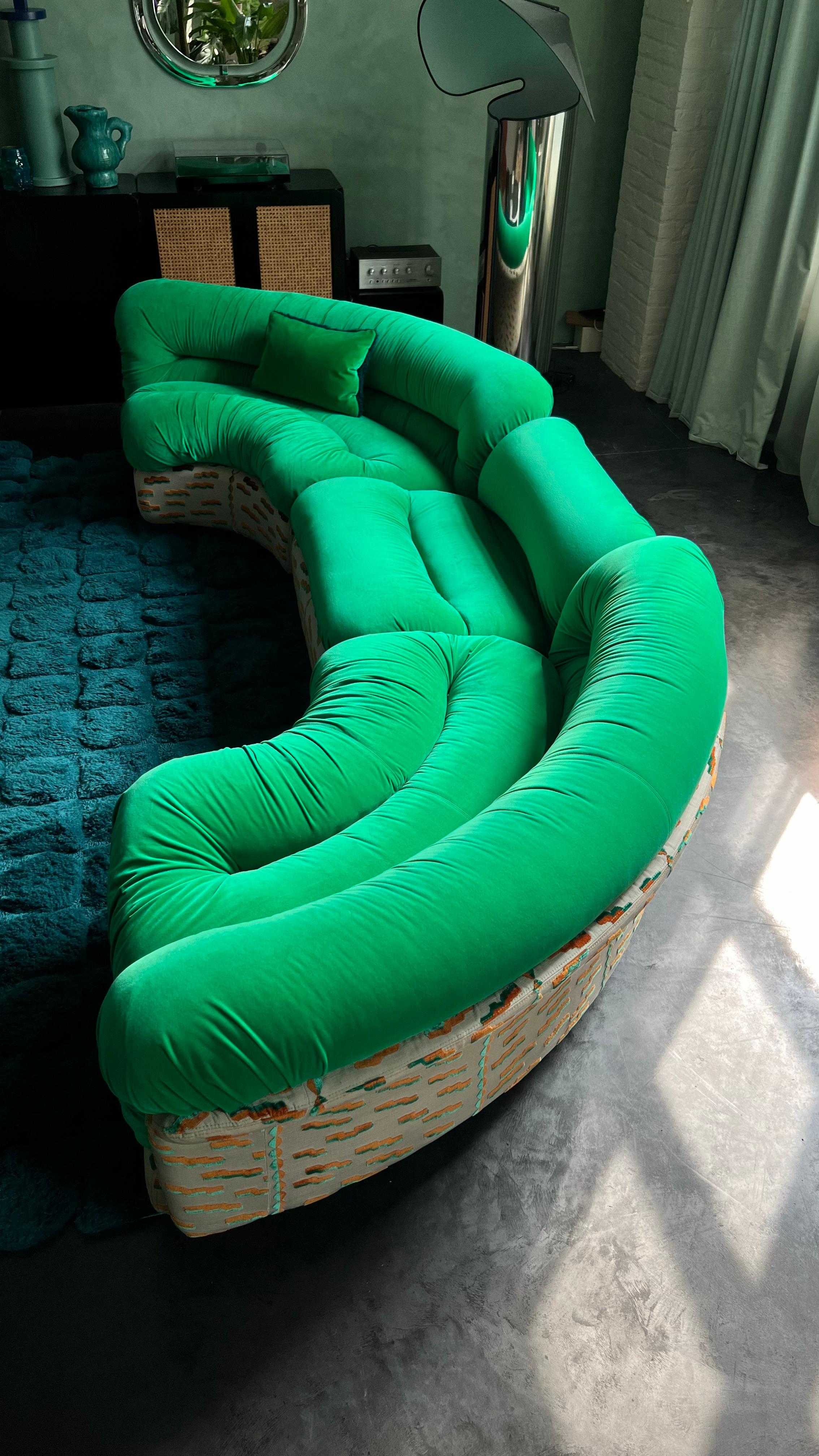 Canapè Grandangolo par Titiana Ammannati et Giampiero Vitelli pour Ros In condizioni ottime in vendita a Paris, FR