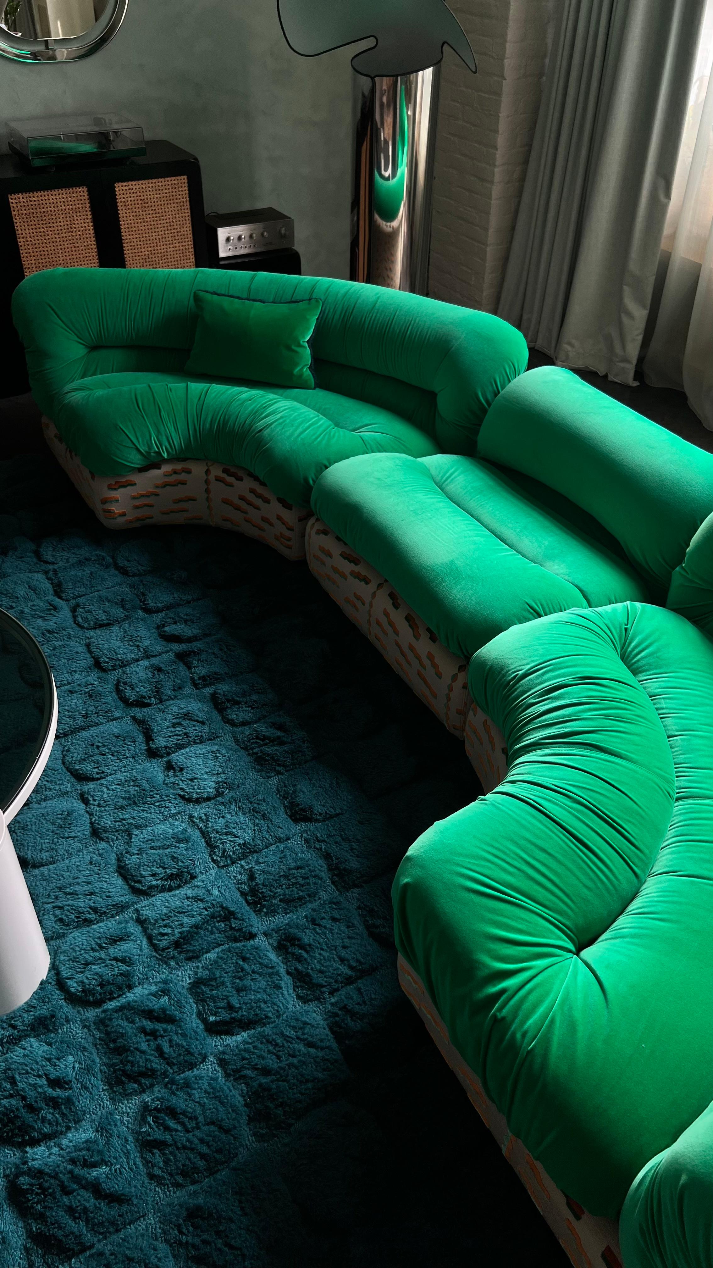 XX secolo Canapè Grandangolo par Titiana Ammannati et Giampiero Vitelli pour Ros in vendita