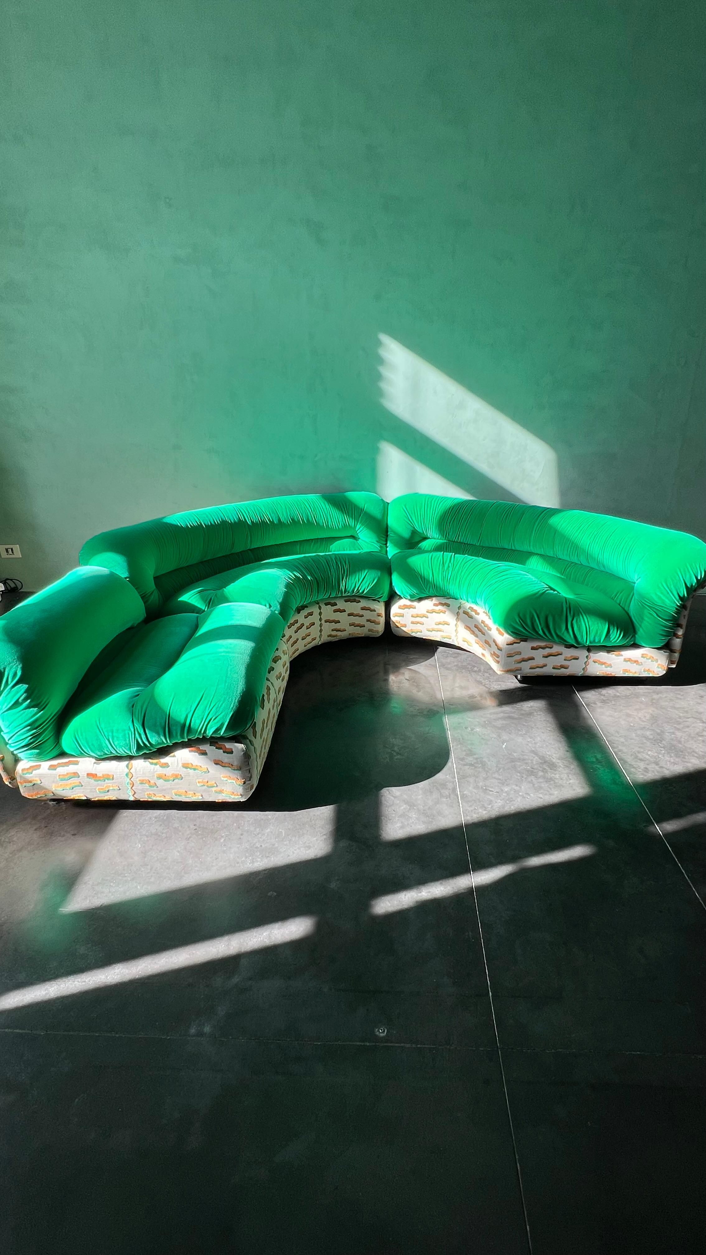 Canapè Grandangolo par Titiana Ammannati et Giampiero Vitelli pour Ros in vendita 2