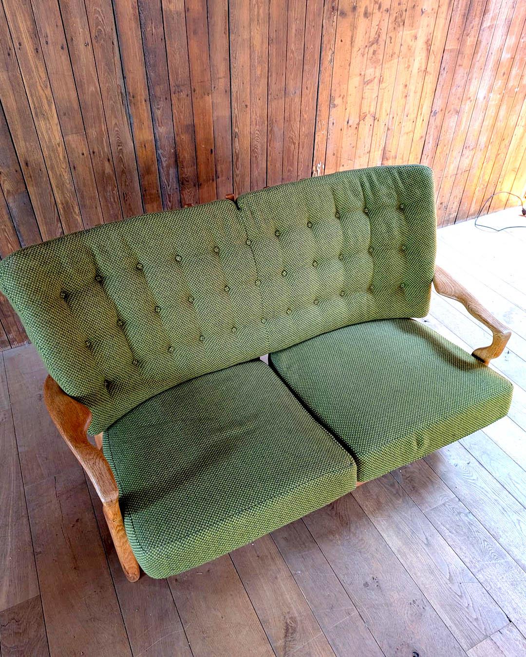 Tessuto Guillerme and Chambron Romeo and Juliet model sofa in vendita