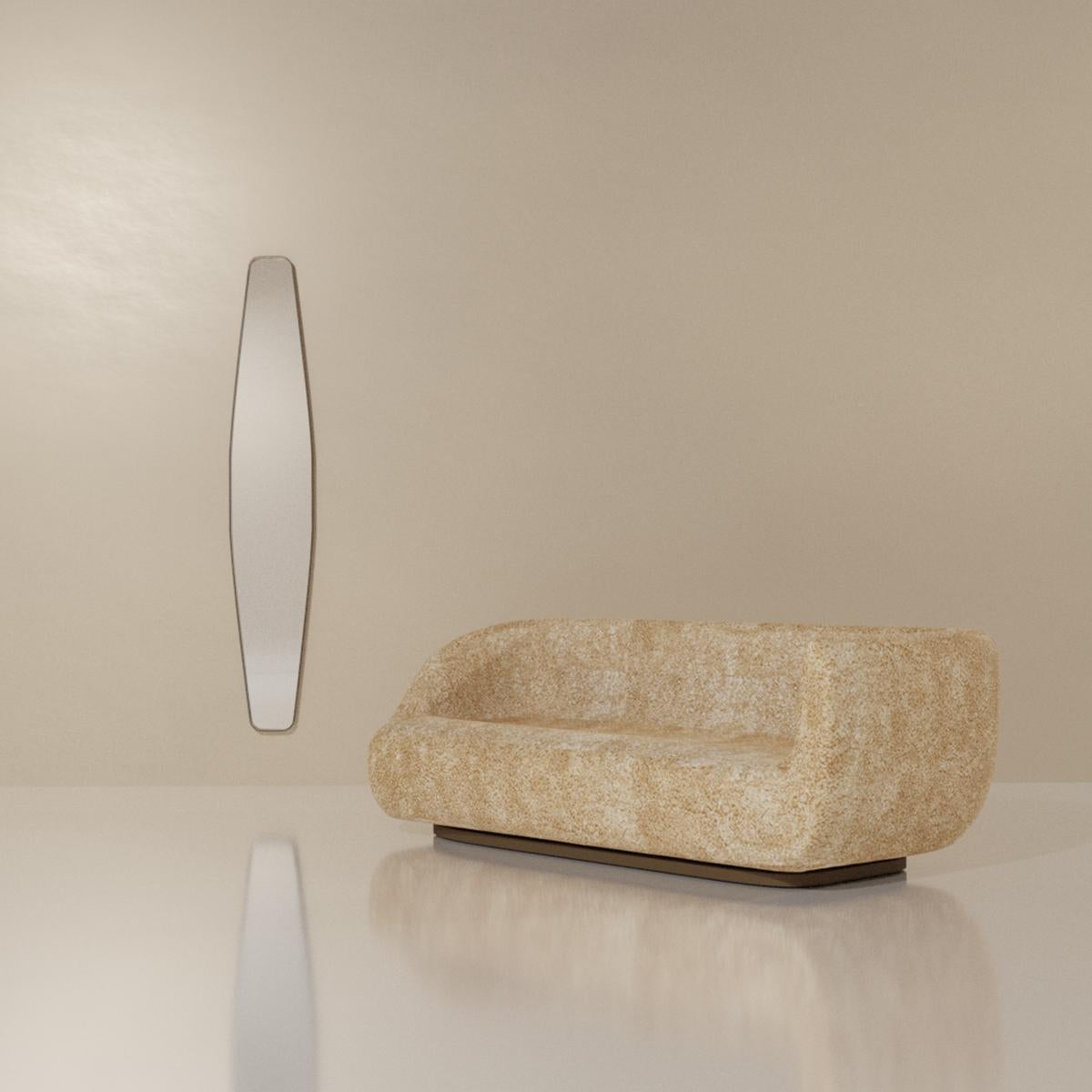 Francese Canapé L, Divano componibile con chaise rimovibile Meridian Design in vendita